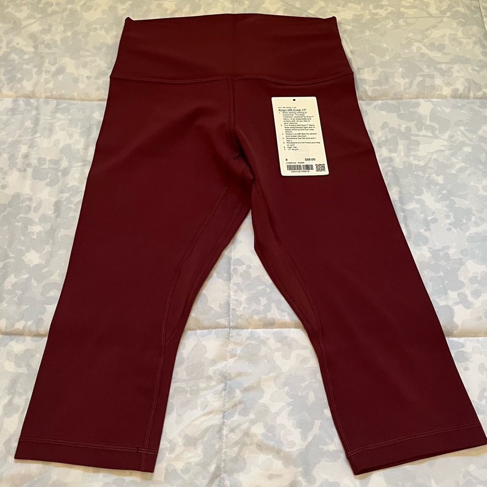 Lululemon Athletica Align HR Crop 17”